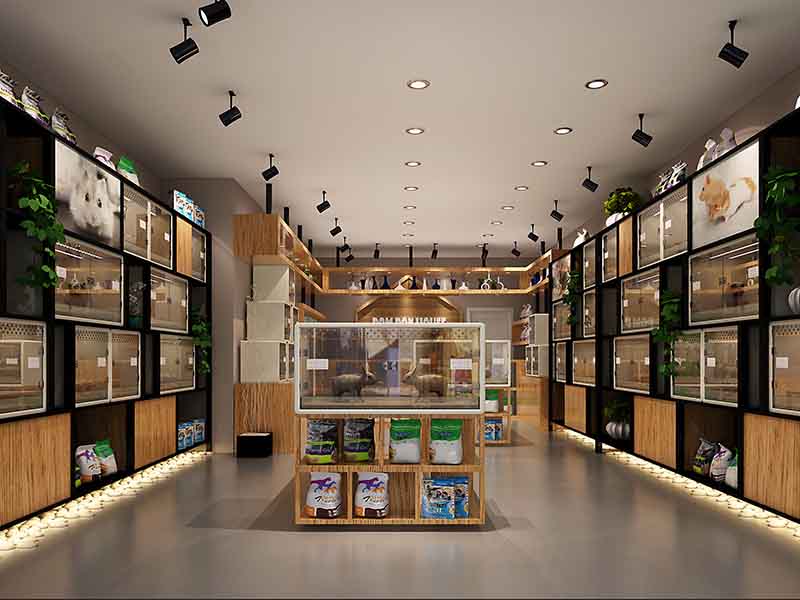 德陽寵物店裝修時都知道卻做不好的細節,廣告字體和店鋪氛圍