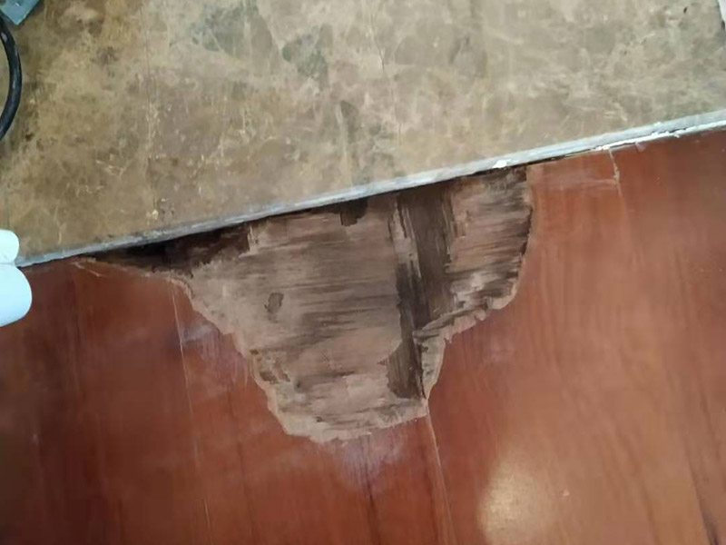 地板局部修補翻新：如果地板表面劃痕不嚴重，建議用地板精油處理一下，地板精油可以對地板進行保護，讓輕微劃傷的地方不會加深變色；修復(fù)后出現(xiàn)氣泡，可用幼砂紙輕輕磨去，最好在天氣干燥時進行，會事半功倍。如果地板表面的漆膜沒有壞，只是一點劃傷印痕，可以在地板清潔后，用拋光蠟直接拋光。拋光蠟可以保護地板的光澤，讓地板表面變得光滑，避免對劃傷的地方進行更深的傷害。如果地板劃痕的地方比較嚴重，地板漆膜破損或露白，可用水砂紙蘸肥皂水打磨、并擦干凈，待干后進行局部補色，色干后再刷涂一道漆，干燥24小時后，用水砂紙磨光，然后擦地板蠟進行拋光。如果地板的劃傷比較嚴重大面積，那么建議請專人的維修人員進行實木地板的翻新、或者更換。