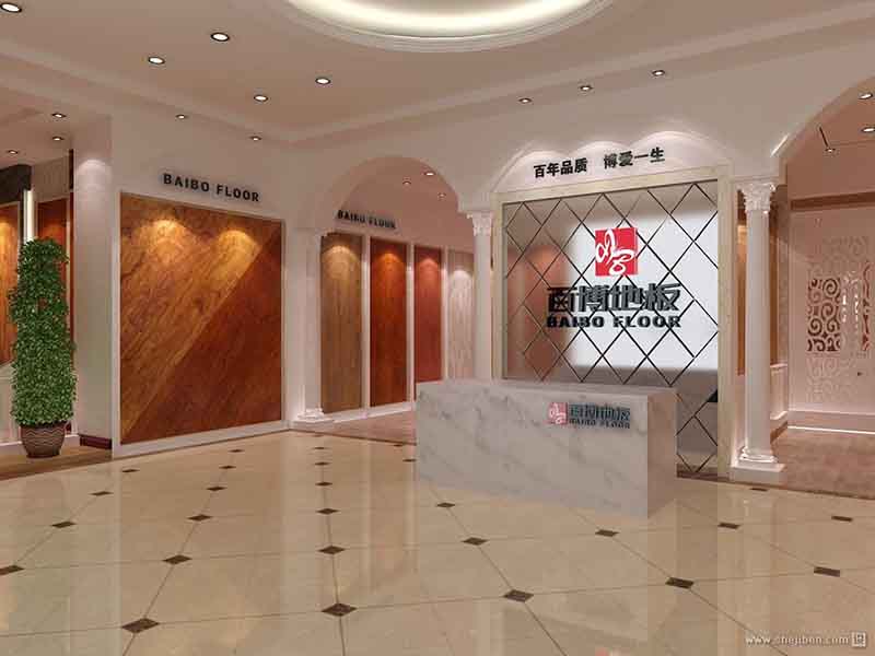 昆明盤龍區地板門店裝修設計圖